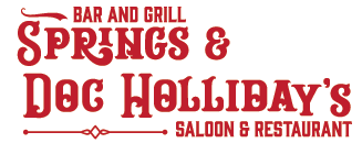 Branding logo for Springs and Doc hollidays restaurants